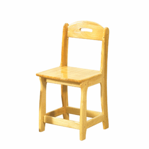 원목의자-(고무나무/앉은높이35cm)